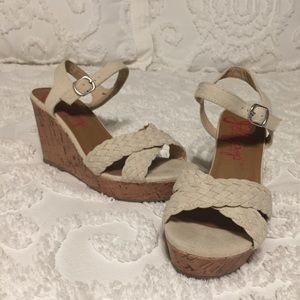Platform wedge sandal